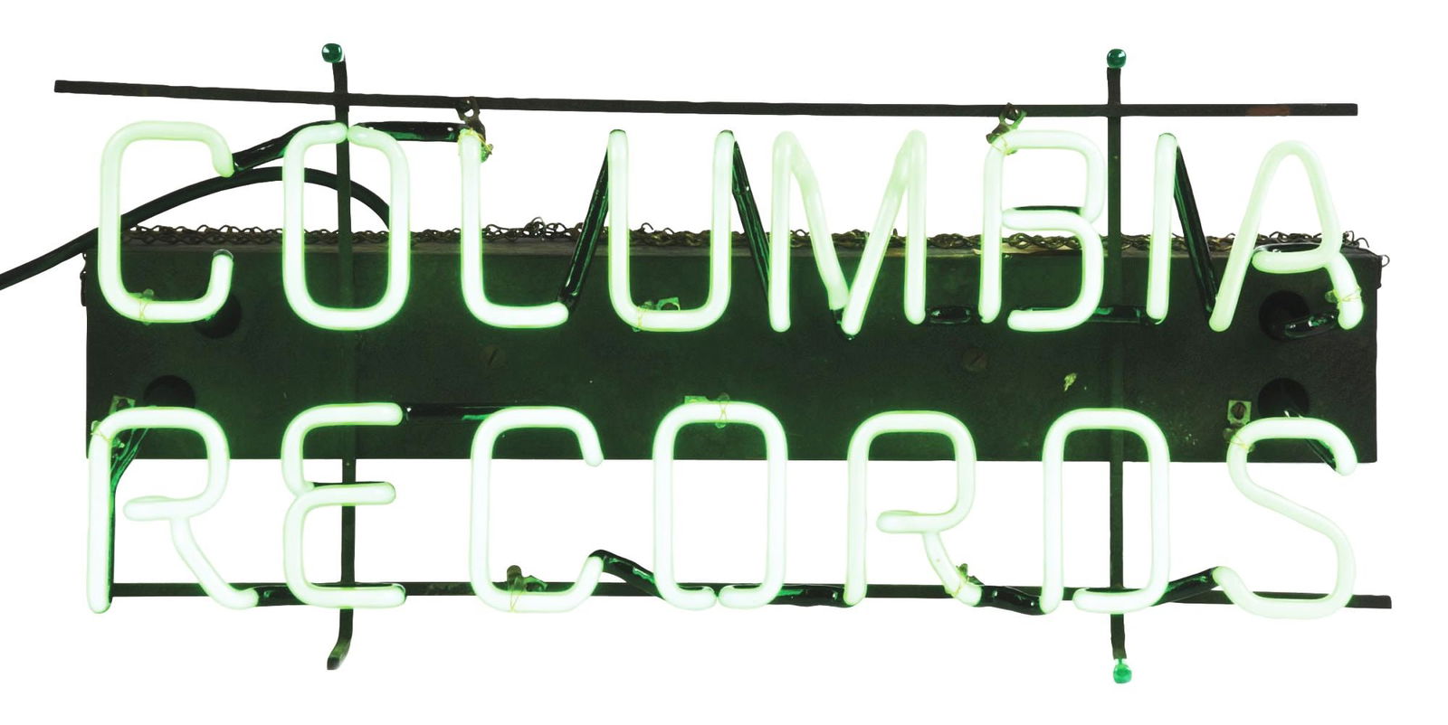 COLUMBIA RECORDS SKELETON NEON SIGN (1 of 3)