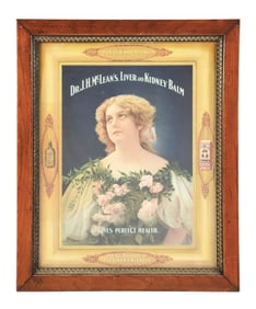 DR. J. H. MCLEAN'S LIVER & KIDNEY BALM CARDBOARD ADVERTISEMENT