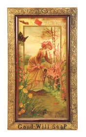GOOD WILL SOAP ADVERTISEMENT IN ORIGINAL FRAME