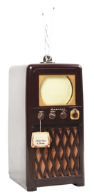 ADMIRAL MODEL 24A12 10" BAKELITE TELEVISION