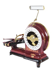 RESTORED ANGLDILE SCALE OPEN FACE SCALE WITH ORIGINAL STAND