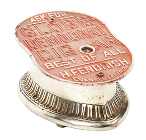 CAST IRON CIGAR CUTTER DISTRIBUTED BY THE ERIE SPECIALTY CO.