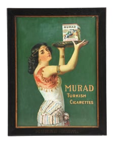 MURAD TURKISH CIGARETTES ADVERTISING POSTER