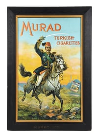 MURAD TURKISH CIGARETTES ADVERTISING SIGN