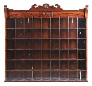 SHAVING MUG DISPLAY CASE