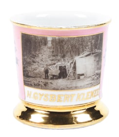 MINER'S PHOTOGRAPHIC SHAVING MUG