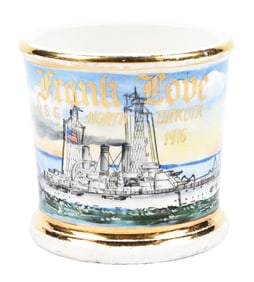 BATTLESHIP CAPTAIN'S SHAVING MUG