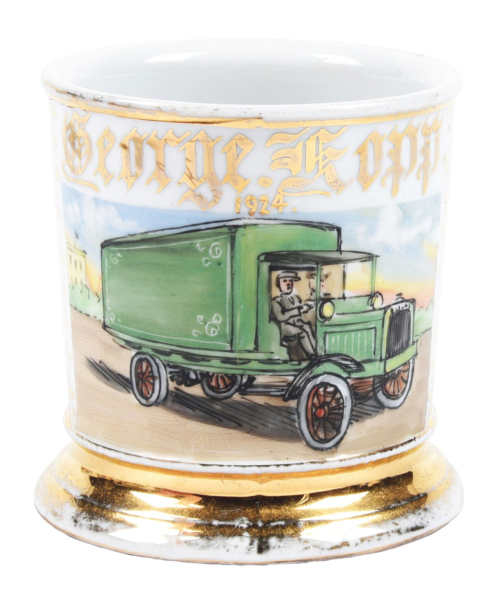 DELIVERY TRUCK SHAVING MUG (1 of 5)