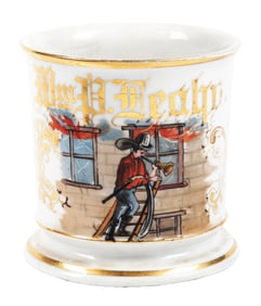 FIRE FIGHTER'S SHAVING MUG