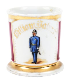 POLICEMAN'S SHAVING MUG