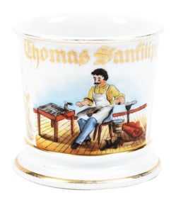SHOEMAKER'S SHAVING MUG