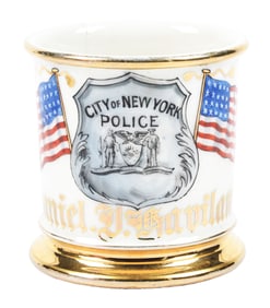 POLICEMAN'S SHAVING MUG