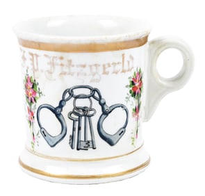 POLICEMAN'S SHAVING MUG