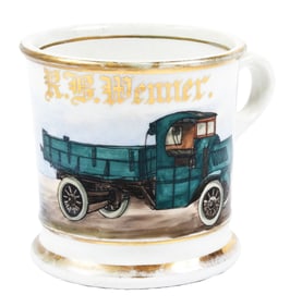 DUMP TRUCK SHAVING MUG