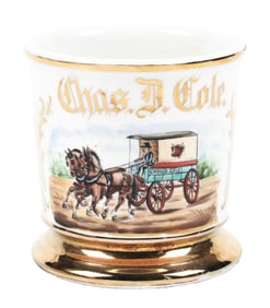 HORSE-DRAWN MEAT DELIVERY CART