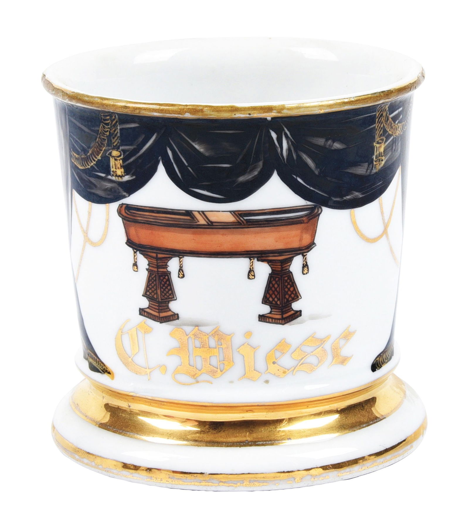 COFFIN MAKER'S SHAVING MUG (1 of 5)