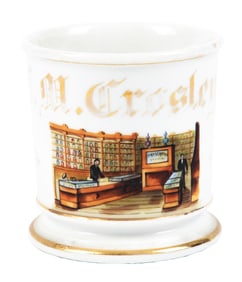 DRUGGIST'S SHAVING MUG