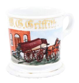 HORSE-DRAWN COAL DELIVERY CART