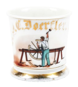 WHEEL MAKER'S SHAVING MUG