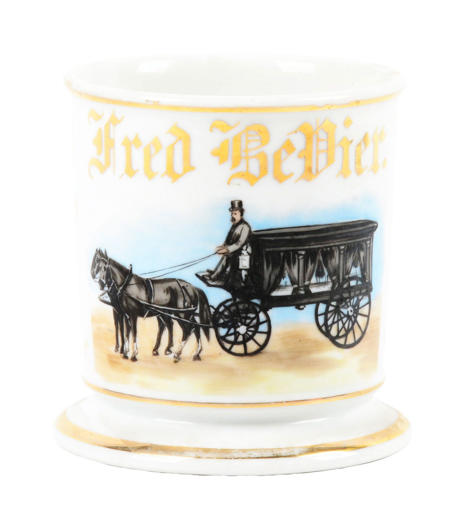 FUNERAL DIRECTOR SHAVING MUG. (1 of 5)