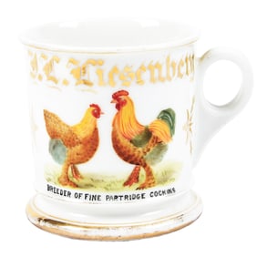 CHICKEN BREEDER'S SHAVING MUG