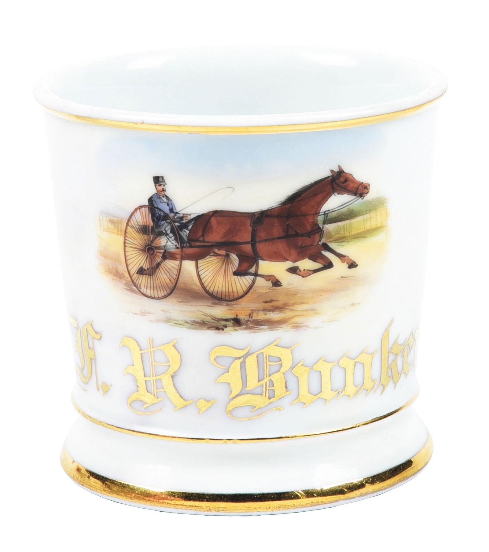 HORSE RACER'S SHAVING MUG (1 of 5)