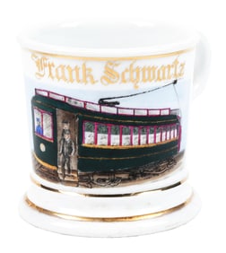 TRAIN OPERATOR'S SHAVING MUG