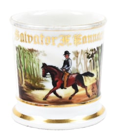 HORSE RIDER'S SHAVING MUG