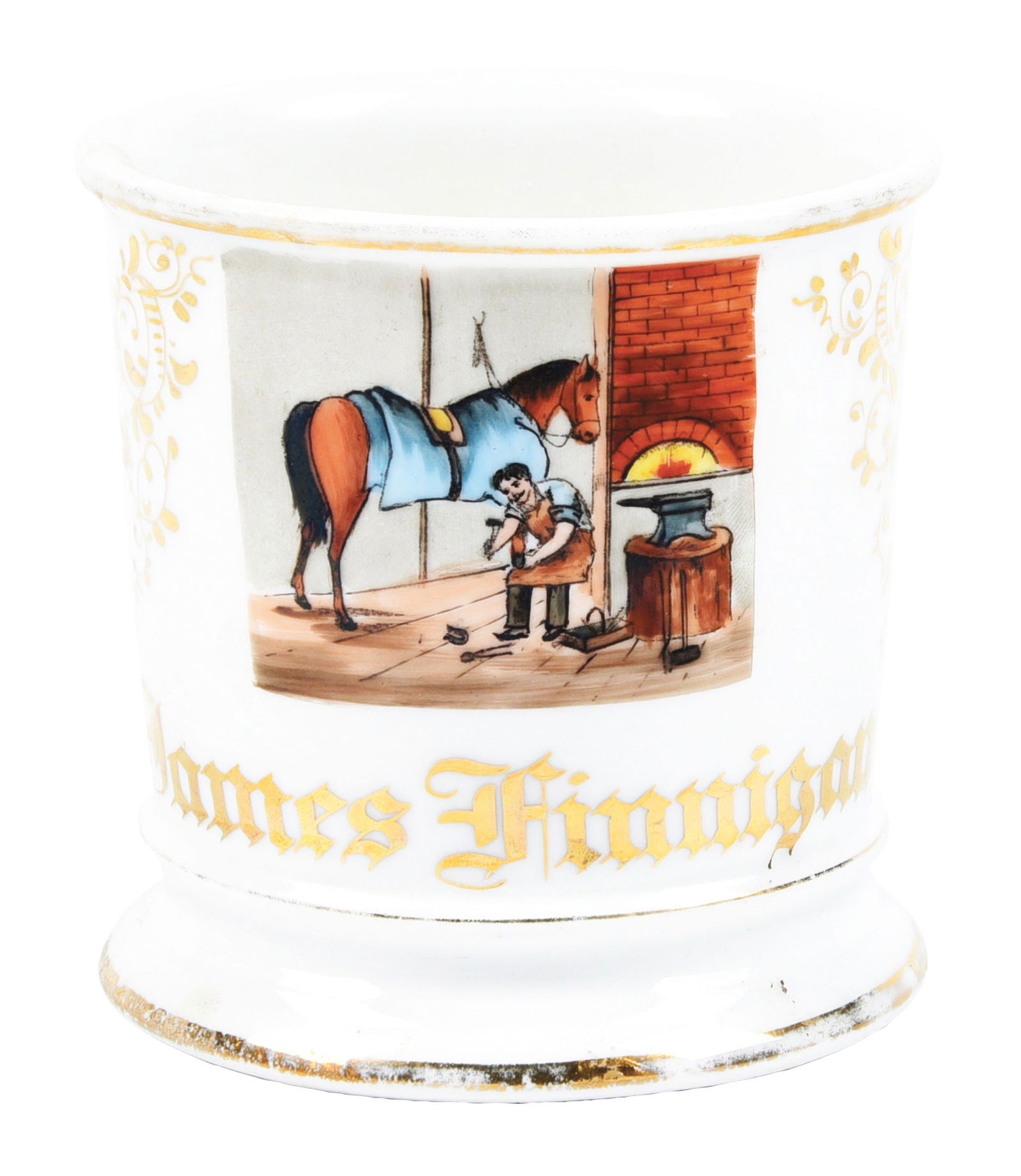 BLACKSMITH'S SHAVING MUG (1 of 5)