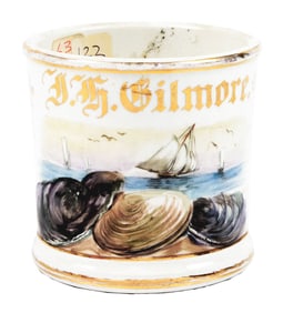 SEAFOOD SELLER'S SHAVING MUG