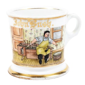 SHOEMAKER'S SHAVING MUG