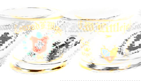 LOT OF 2: FRATERNAL SHAVING MUGS