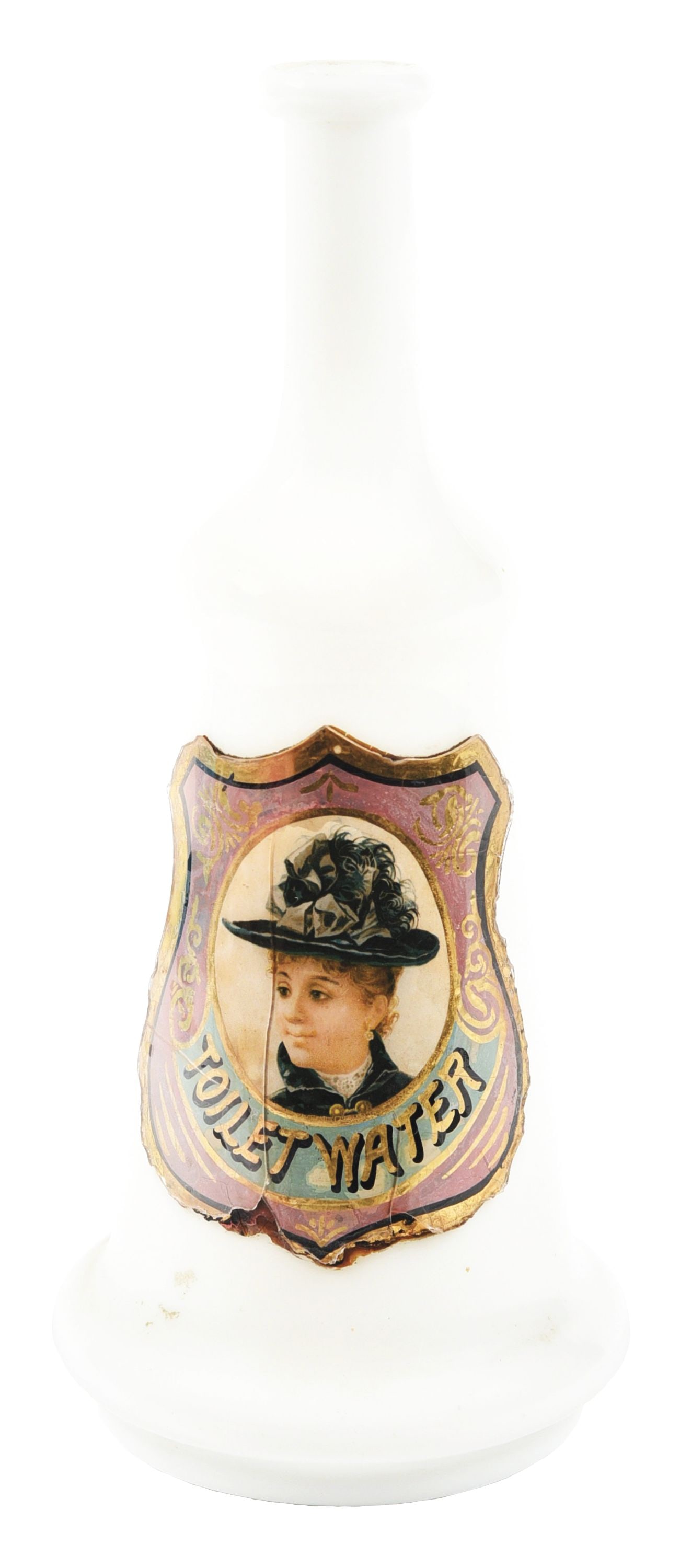 REVERSE ON GLASS TOILET WATER BOTTLE (1 of 4)