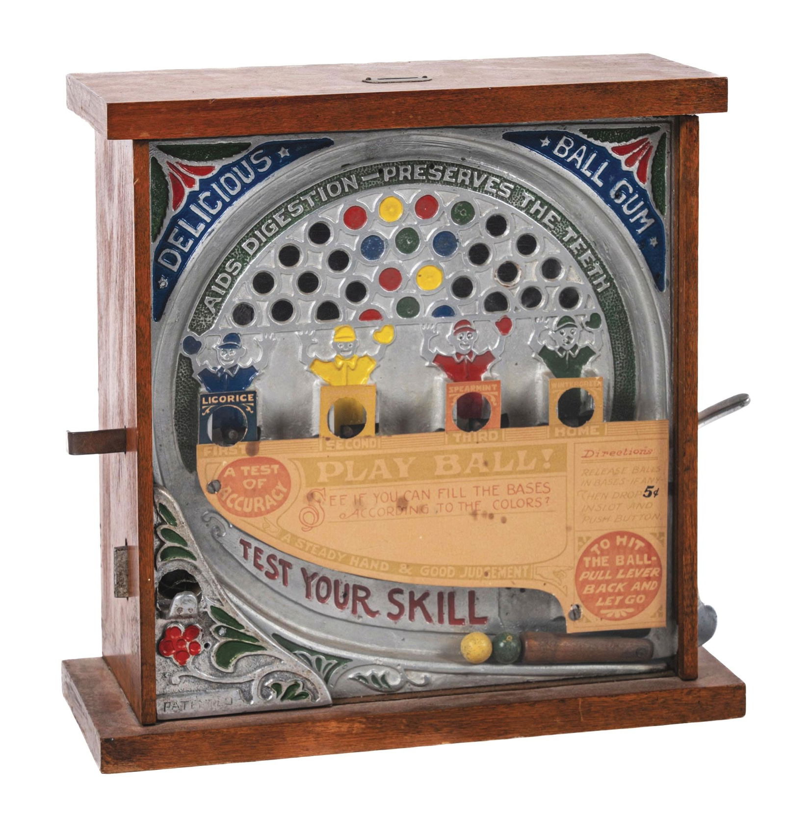 5¢ ABT "PLAYBALL" GUMBALL VENDING SKILL GAME (1 of 5)
