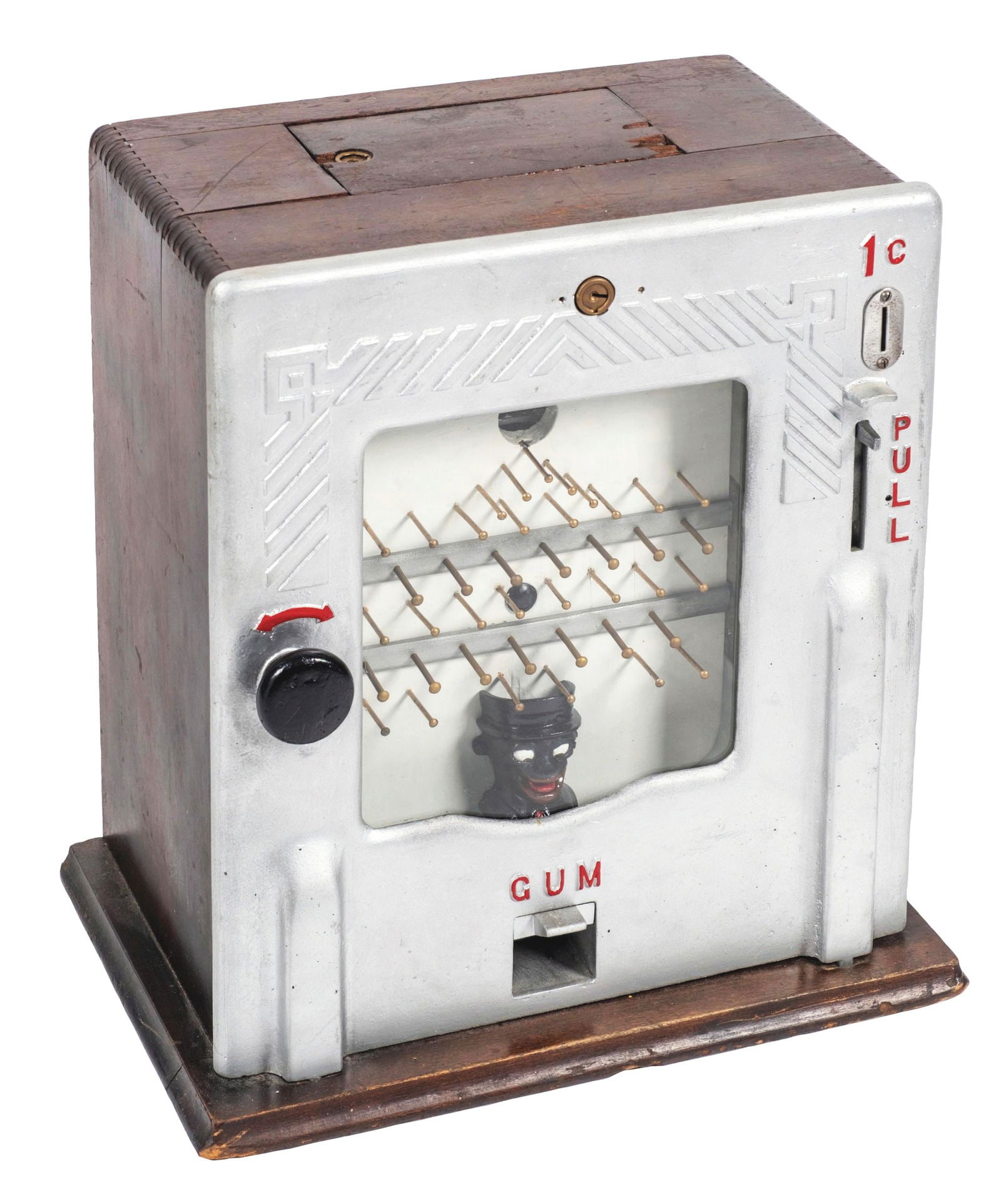 1¢ SPECIALTY MFG. SLEEPIN' SAM VENDING MACHINE (1 of 4)