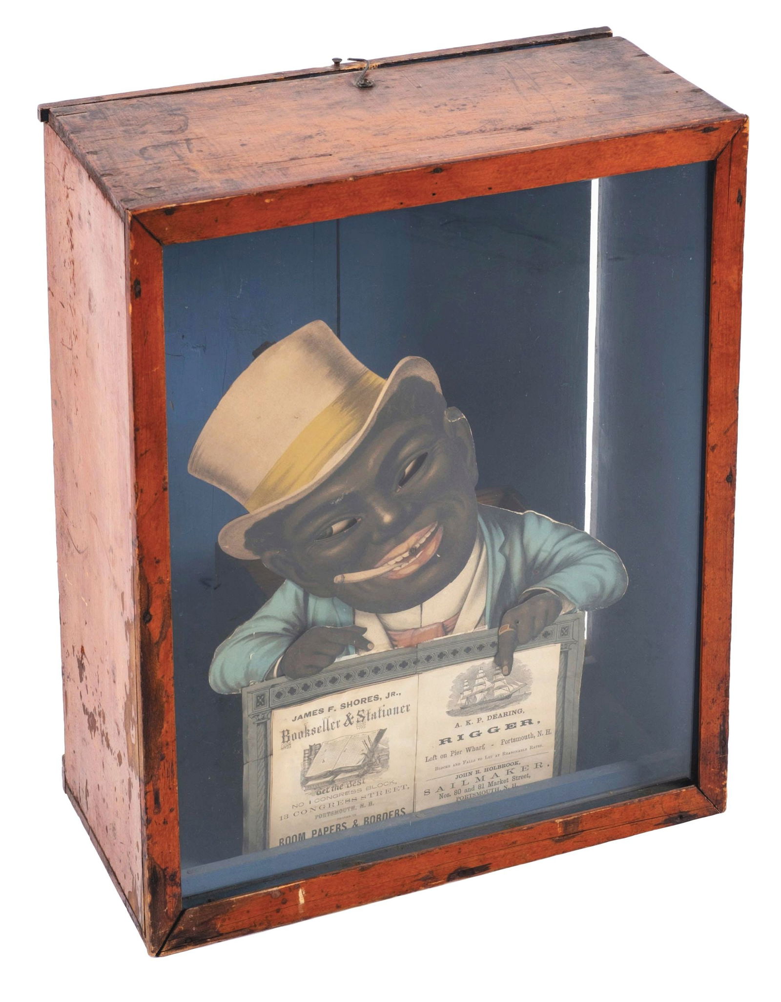 EARLY CLOCKWORK STORE FRONT ADVERTISING AUTOMATON (1 of 6)