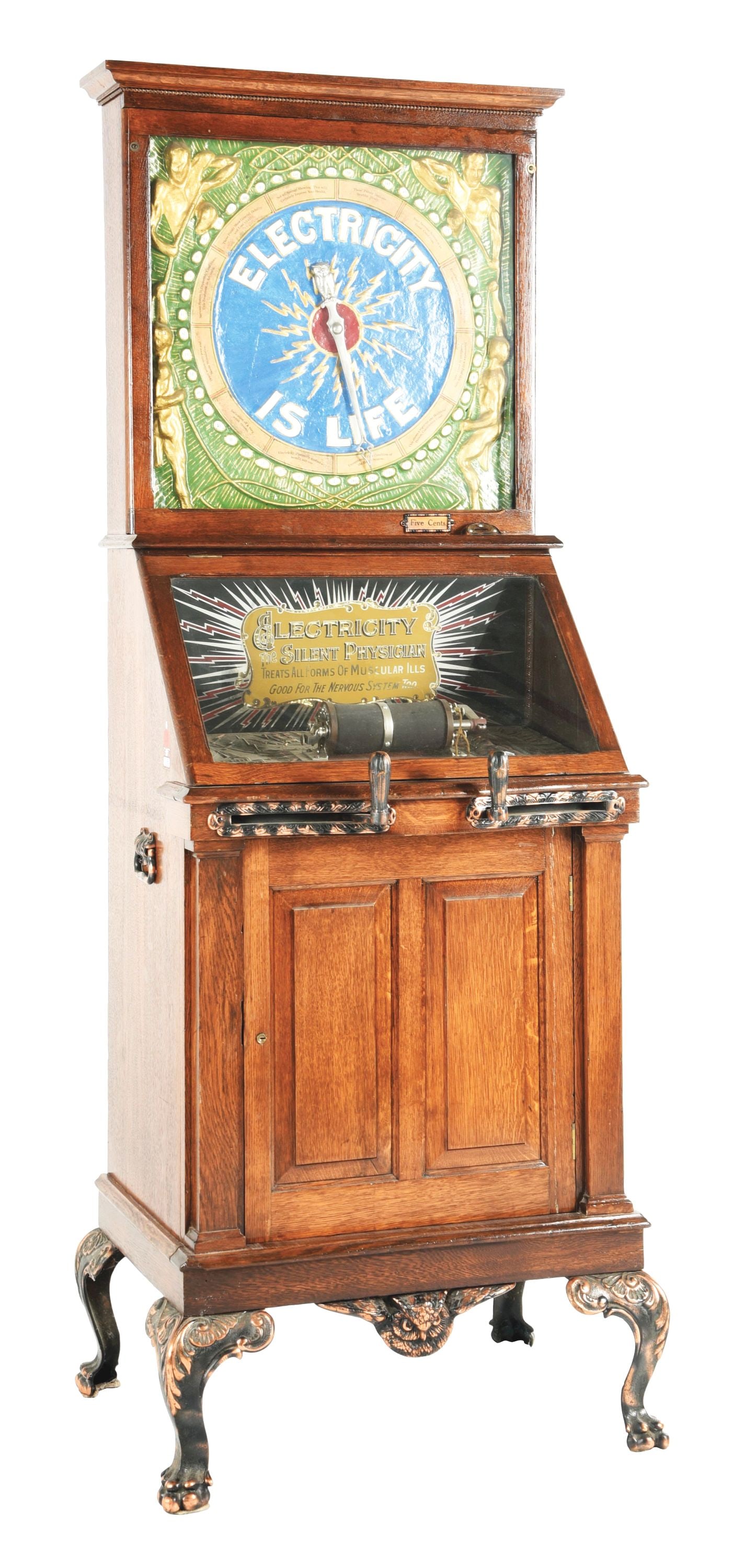 5¢ MILLS NOVELTY CO., ELECTRICITY IS LIFE ARCADE MACHINE (1 of 7)