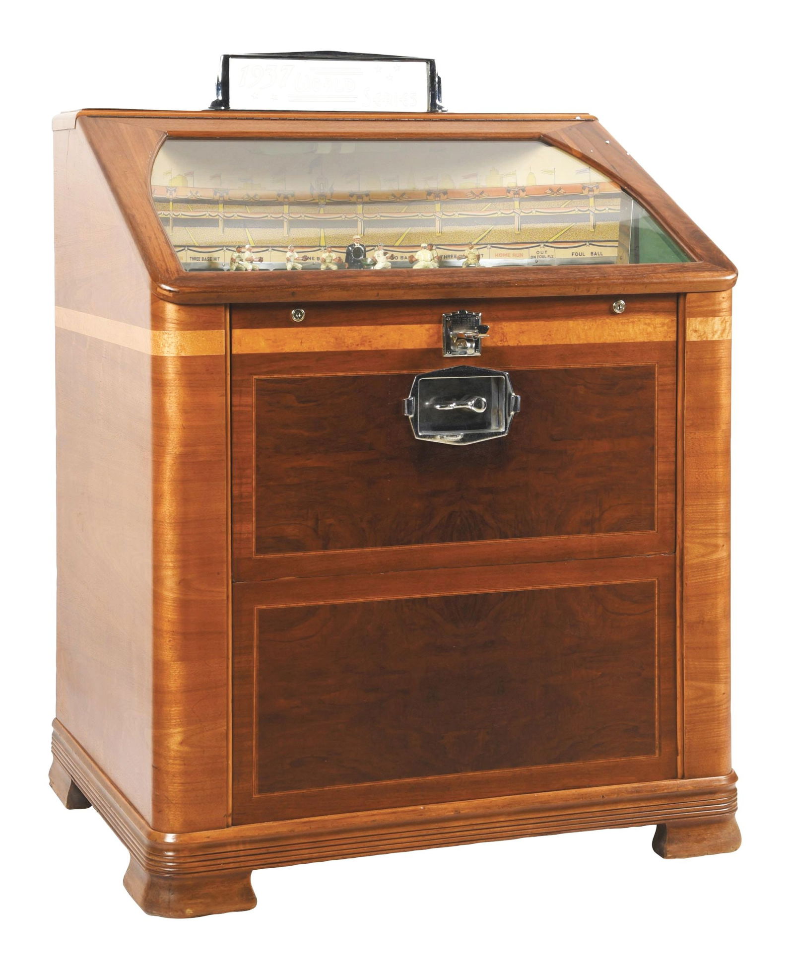 1¢ ROCK-OLA 1937 WORLD SERIES BASEBALL ARCADE MACHINE (1 of 7)