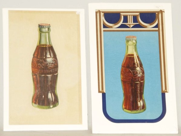 Lot of 18: Assorted Cok & Dr. Pepper Decals.: 1940s and 1970s. Includes stickers and decals. Most have never been used and still can be used. Some nicer images and graphics on several. Condition (Excellent - Near Mint). Size Largest: 18 - 1/4" x 