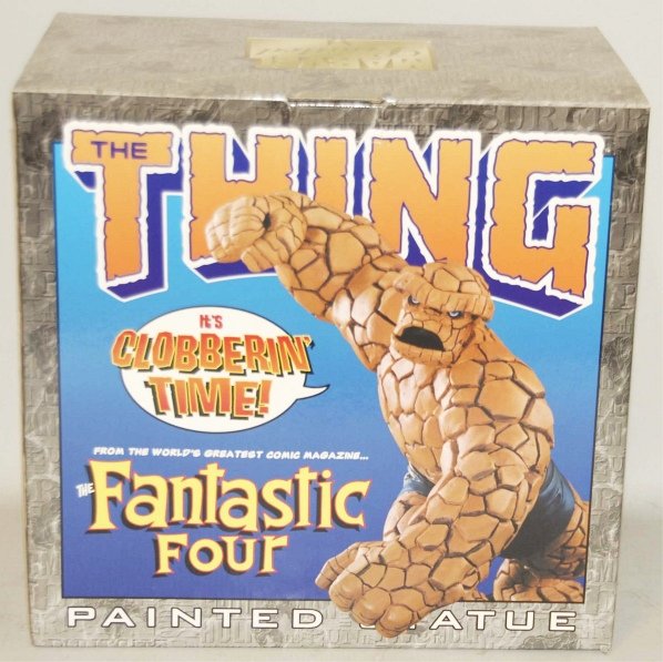 2000 Bowen Designs The Thing Statue in Box.: Sculpted by Randy Bowen. Limited edition. 928/4000. Condition (Excellent). Size Box: 13 - 1/4" x 14".