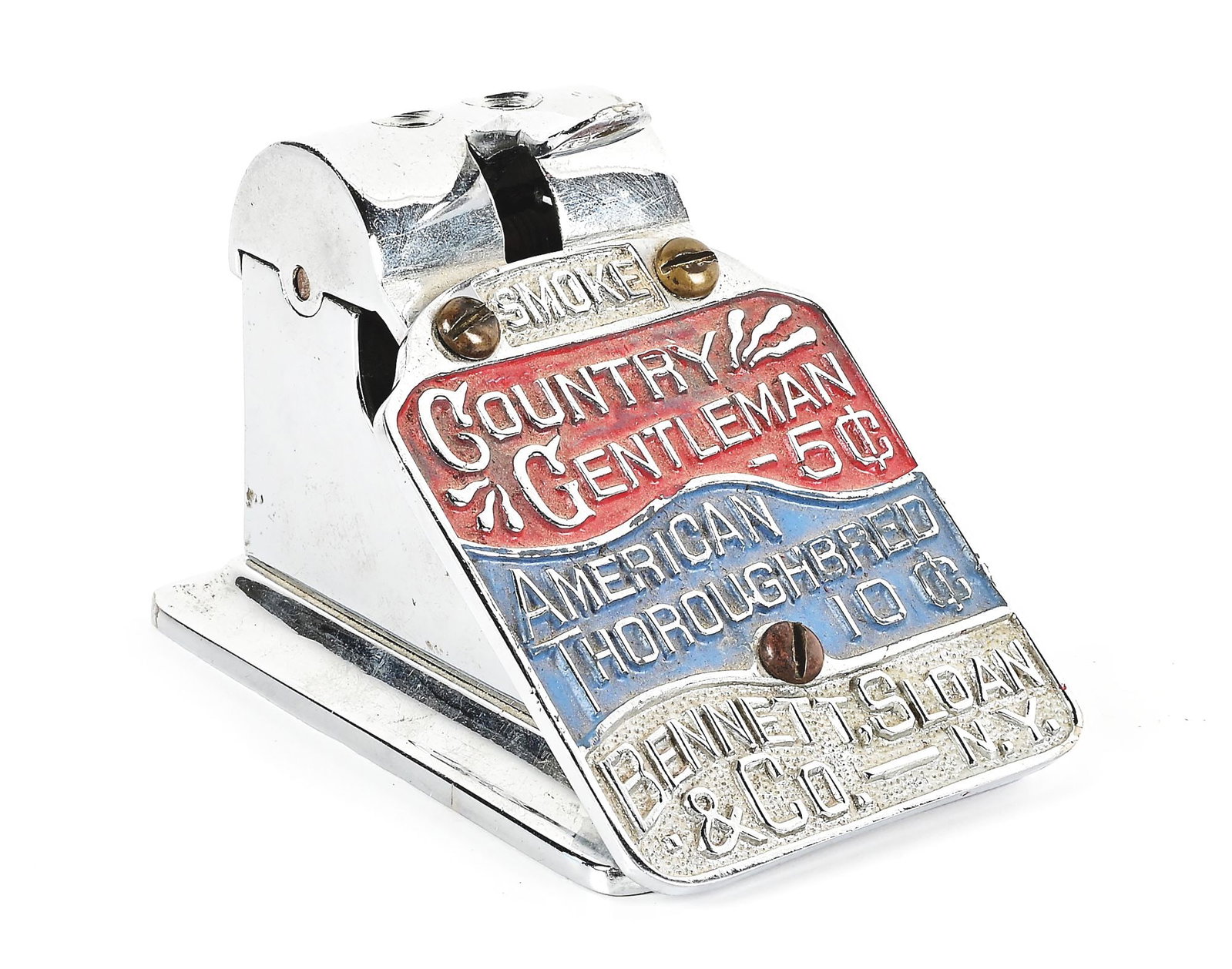 BENNETT, SLOAN & CO. CIGAR CUTTER.: Later production. CONDITION: Excellent.