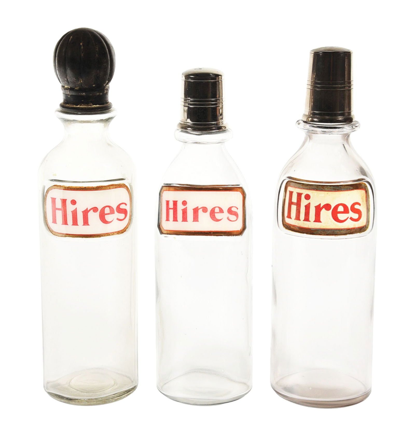 COLLECTION OF 3 HIRES ROOT BEER SYRUP BOTTLES (1 of 4)