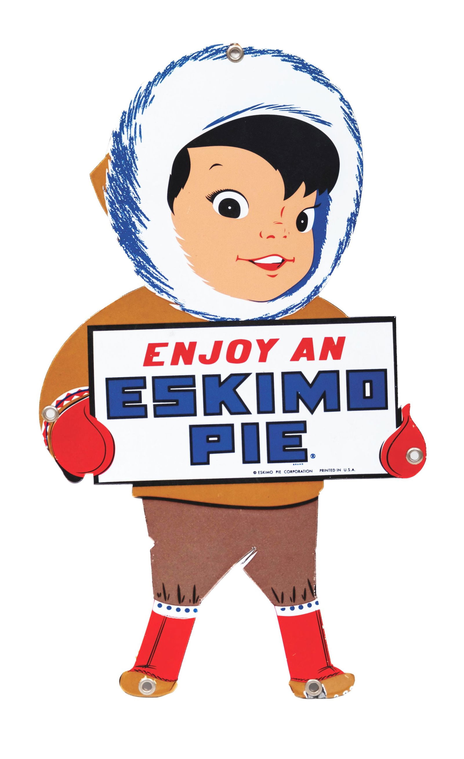 ESKIMO PIE PORCELAIN SIGN (1 of 2)