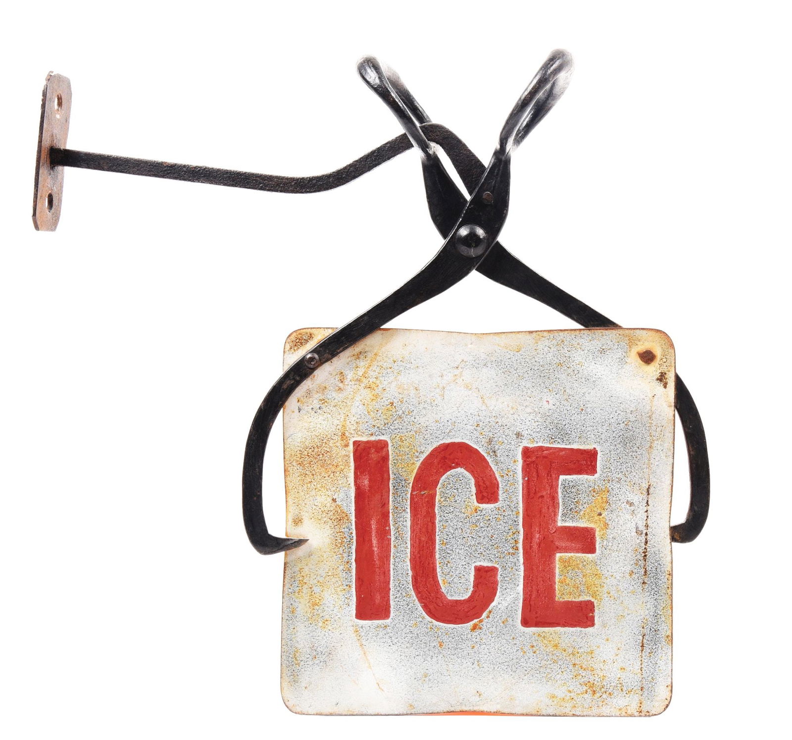 ICE COMPANY TRADE SIGN (1 of 2)