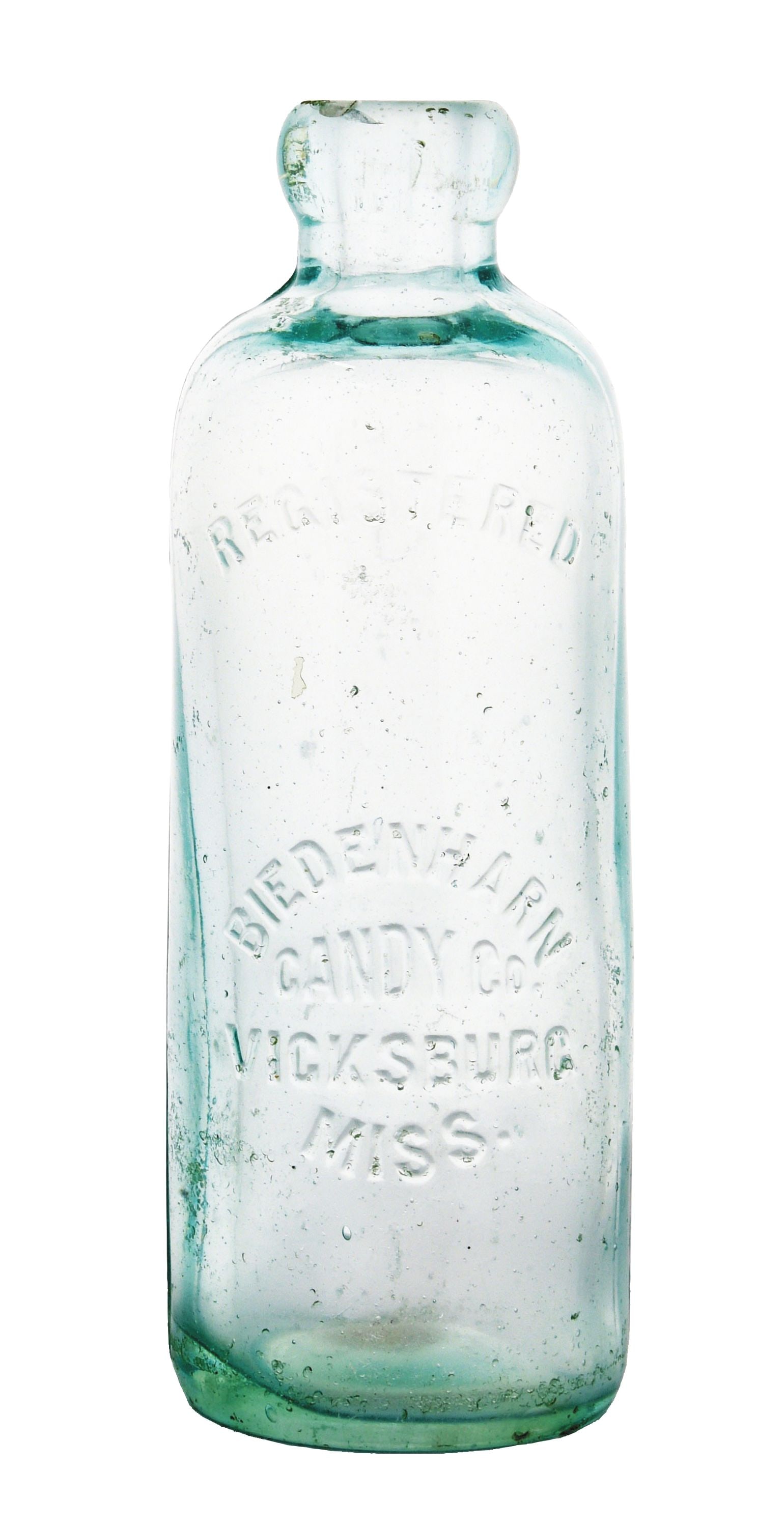 BIEDENHARN CANDY CO. HUTCHINSON BOTTLE (1 of 4)