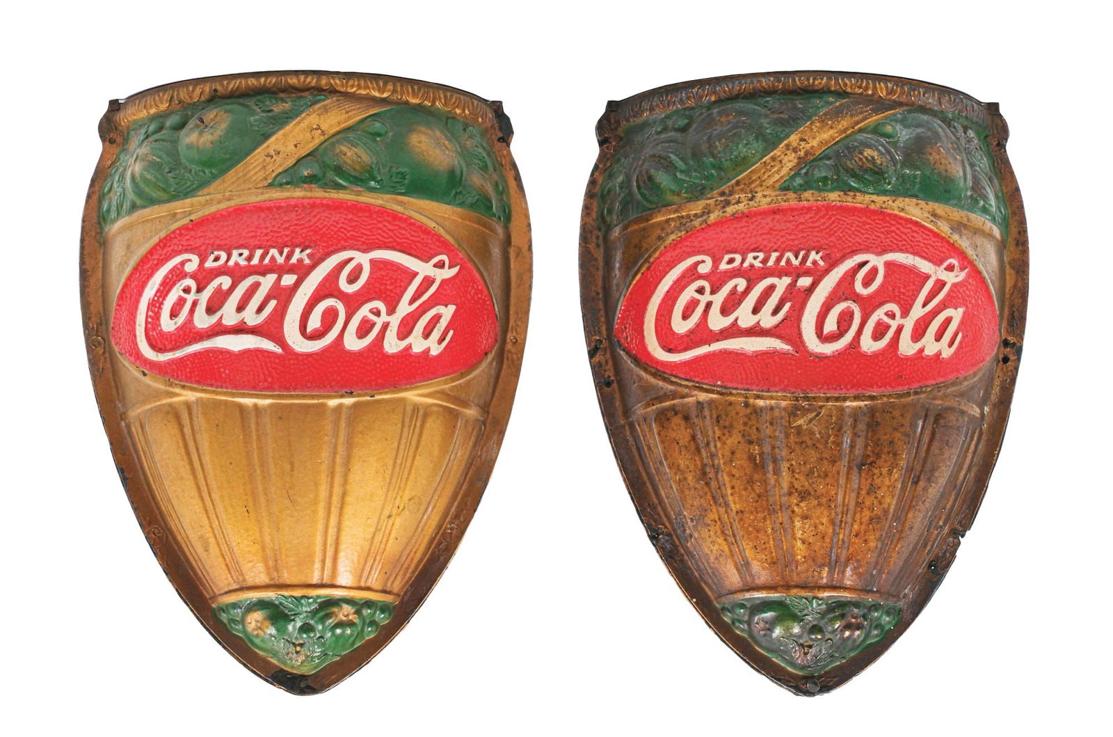 COLLECTION OF 2 DRINK COCA COLA WALL SCONCE SIGNS (1 of 2)
