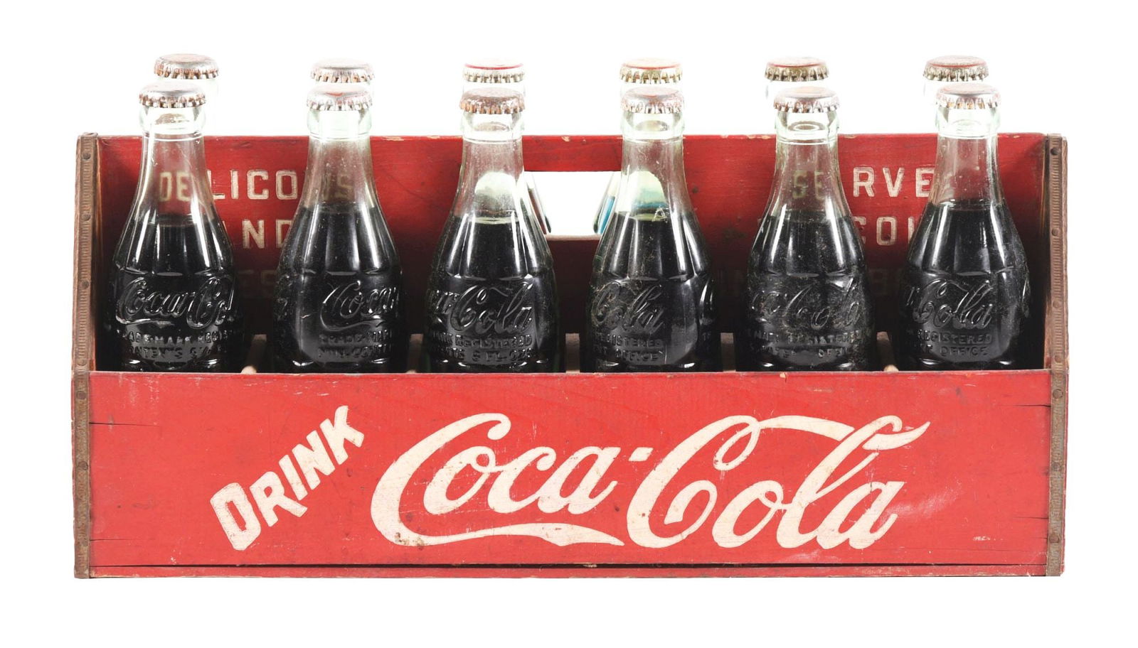 WOODEN COCA-COLA 12-PACK CARRIER (1 of 2)