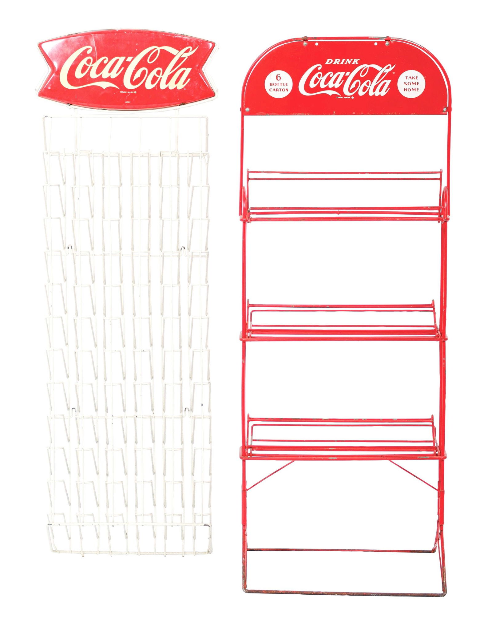 COLLECTION OF 2 COCA-COLA BOTTLE RACKS (1 of 4)