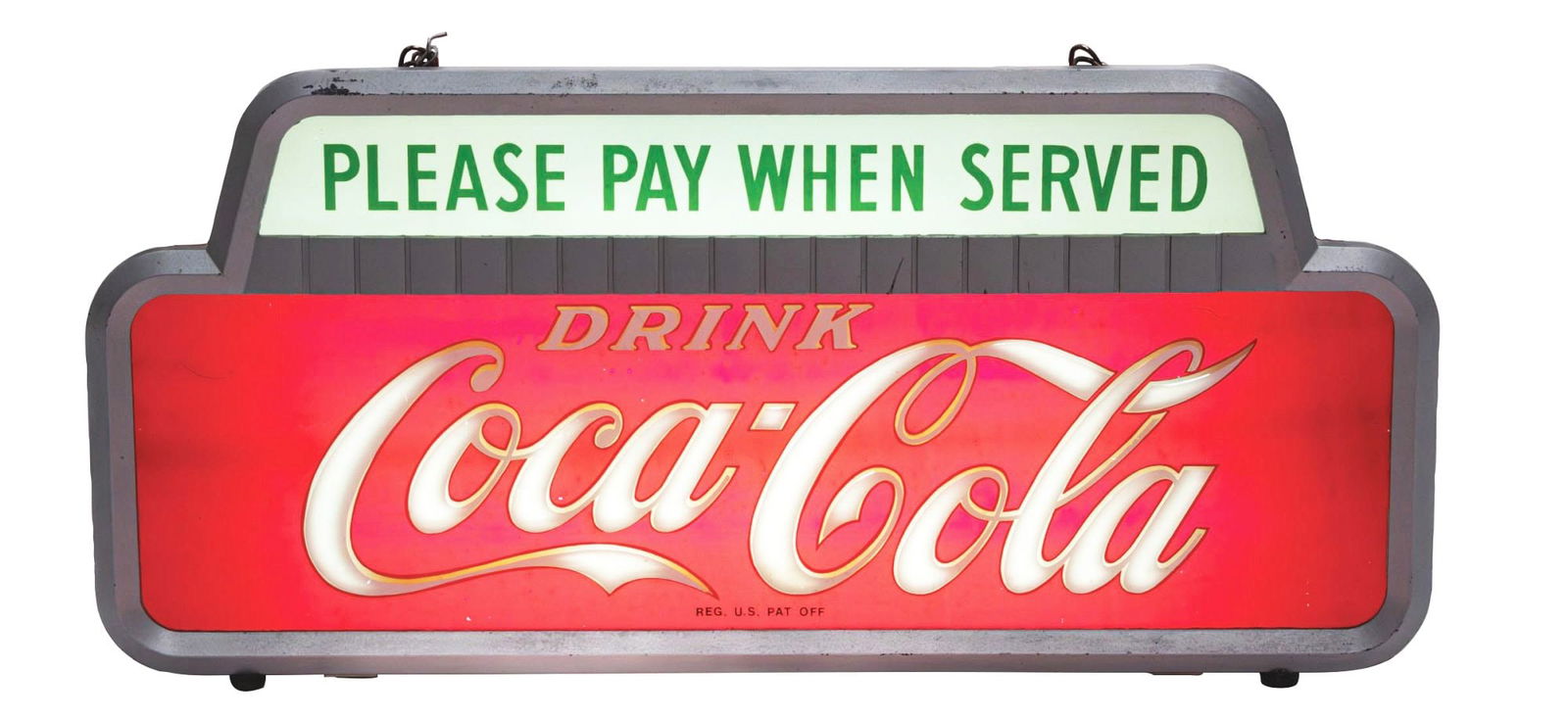 COCA-COLA LIGHT-UP COUNTERTOP SIGN (1 of 4)