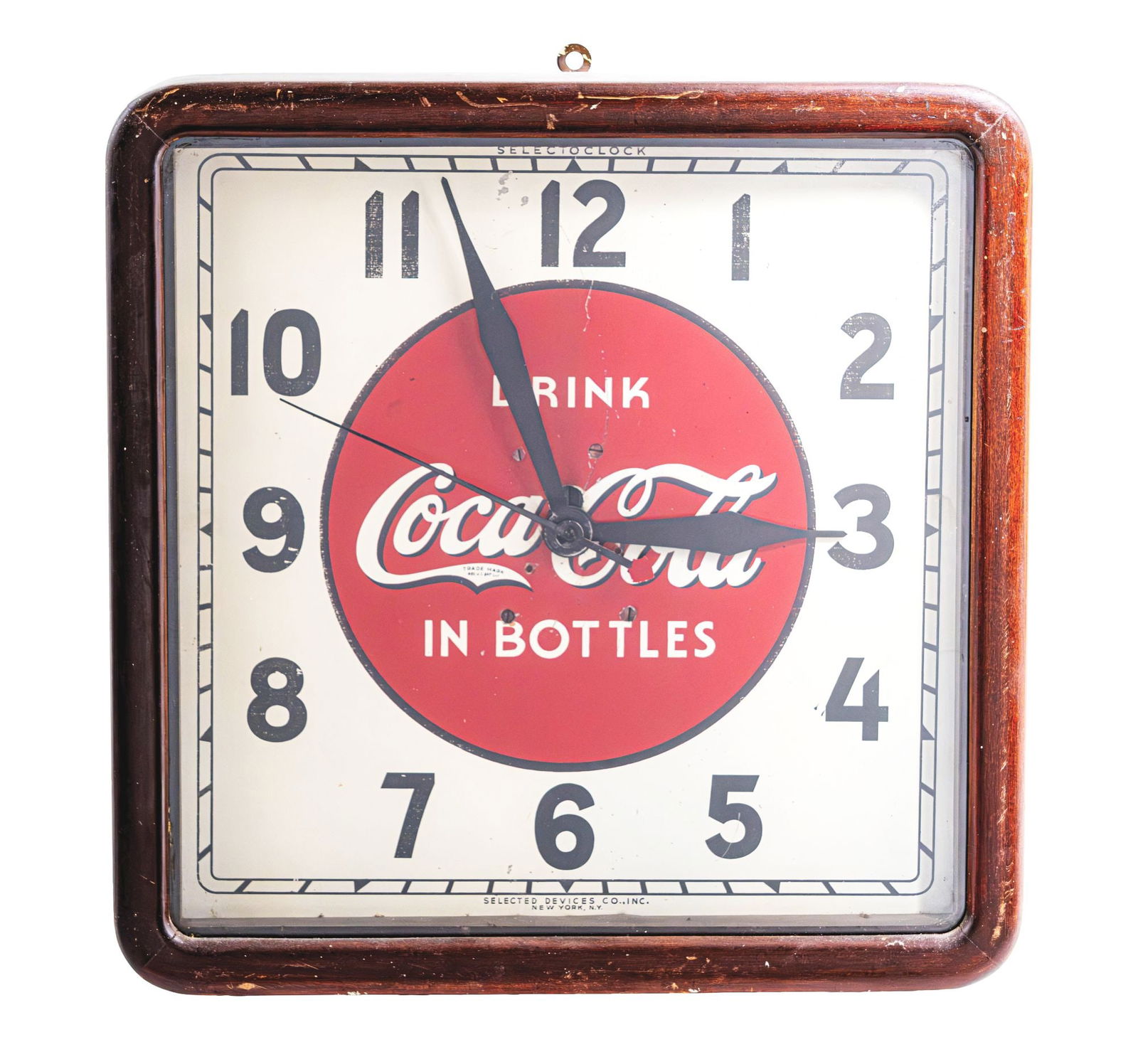 COCA-COLA ADVERTISING CLOCK (1 of 2)